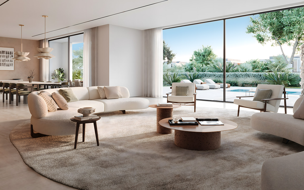 Fay Hills by Taraf - Aerial view of Masdar City community